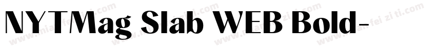 NYTMag Slab WEB Bold字体转换